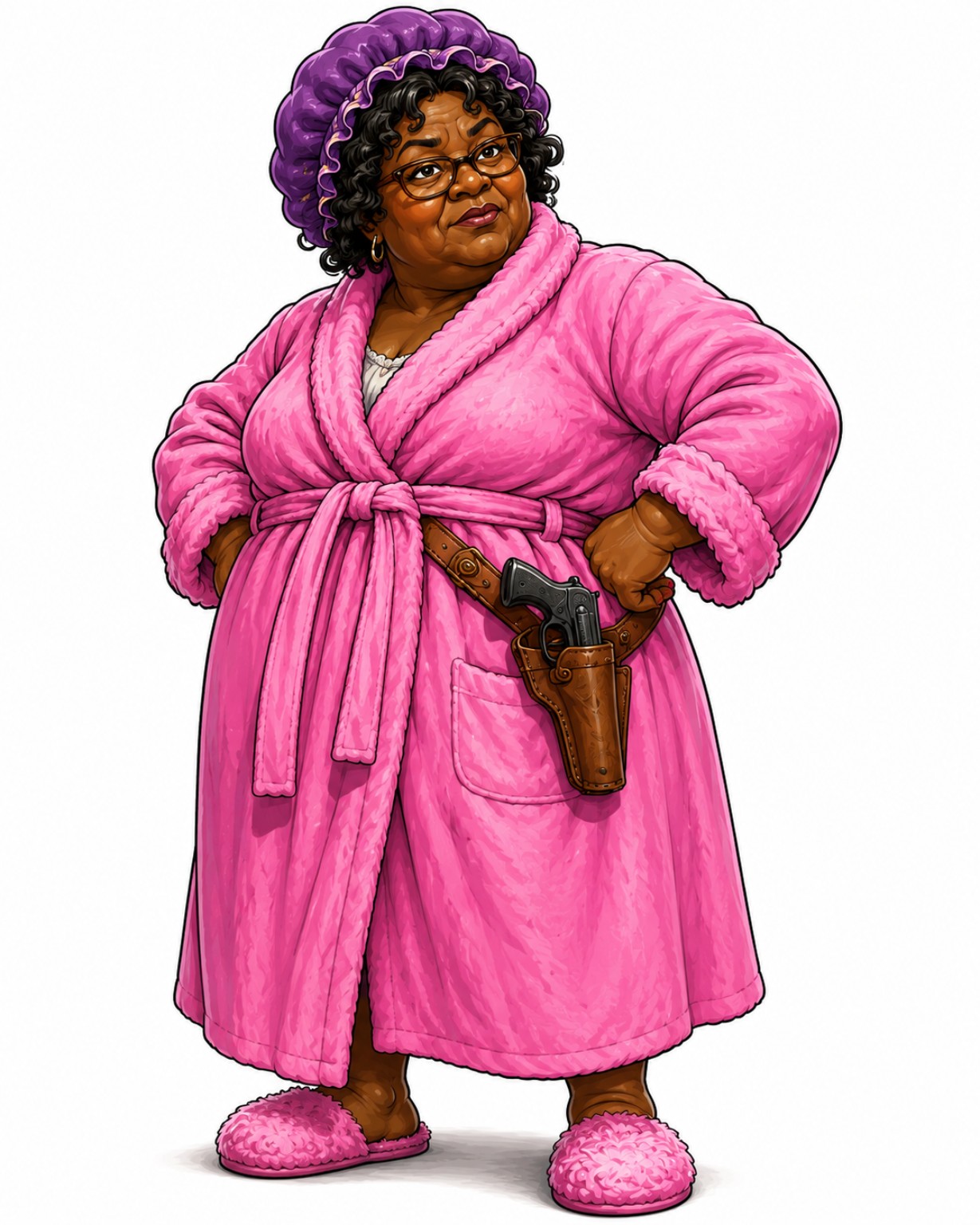 Miss Edna caricature